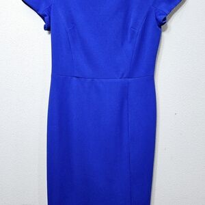Maggie London Royal Blue Sheath Dress Size 8